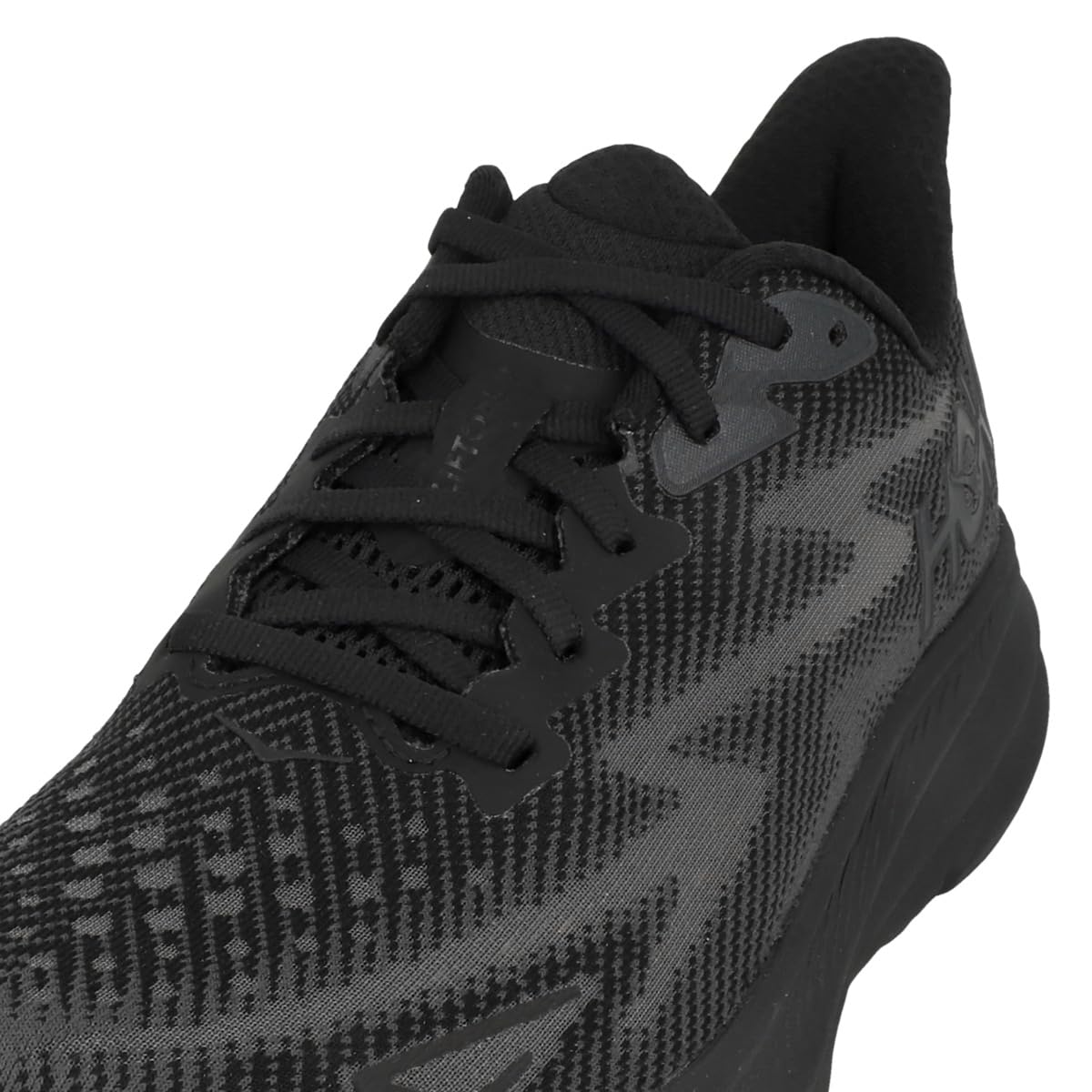 Hoka Men's Clifton 9 Sneaker, Black/Black, 10