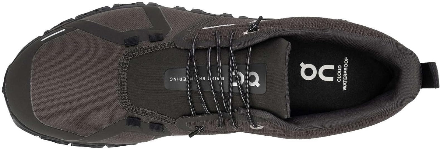 On Men's Cloud 6 Waterproof Sneaker, Thorn/Black, 9