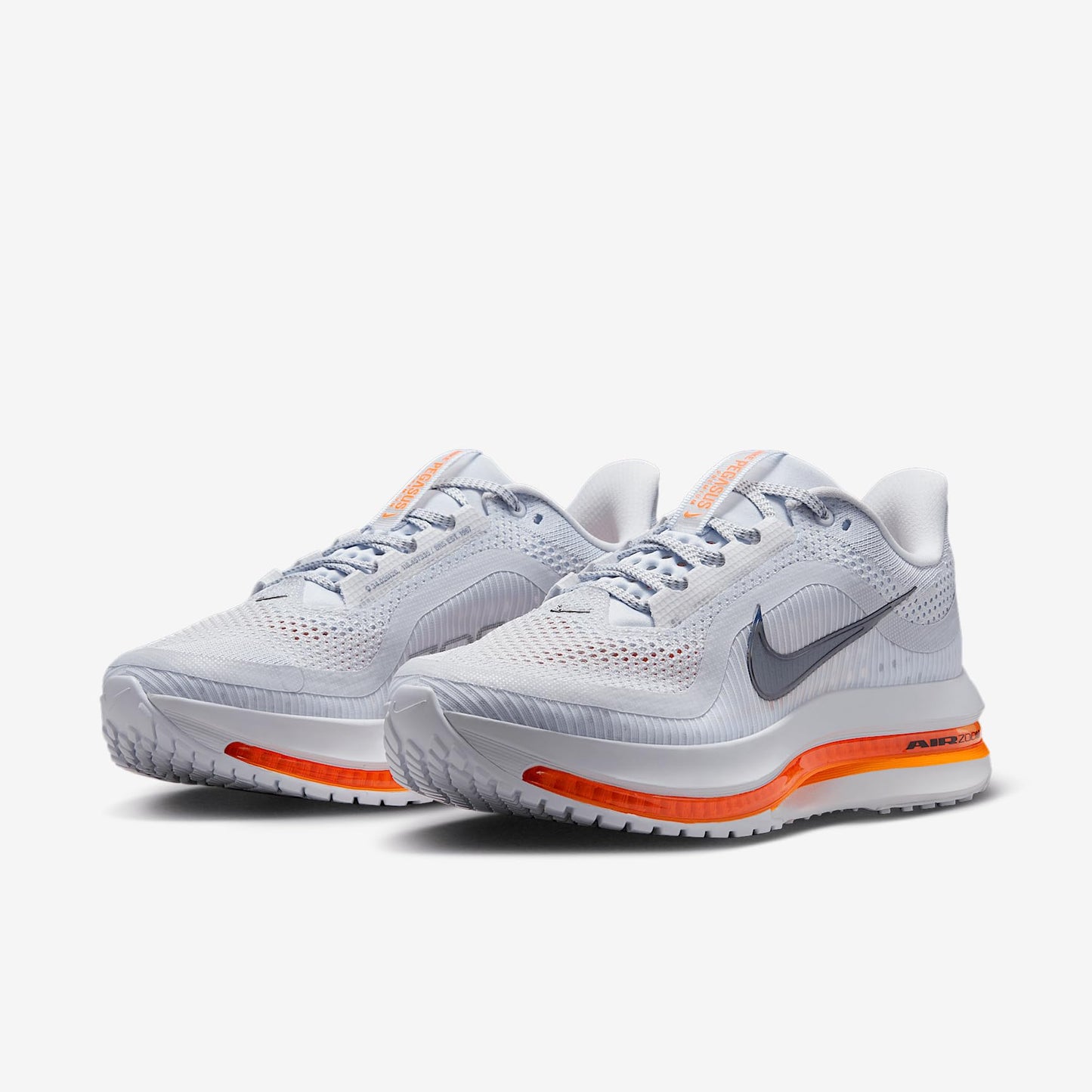 Nike Pegasus Premium Women's Road Running Shoes (HQ2593-001, Football Grey/Total Orange/Summit White/Multi-Color) Size 6