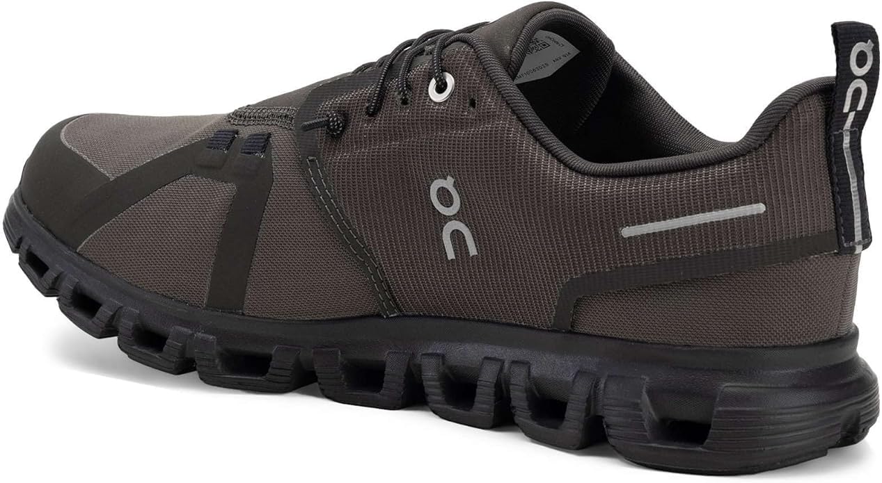 On Men's Cloud 6 Waterproof Sneaker, Thorn/Black, 9