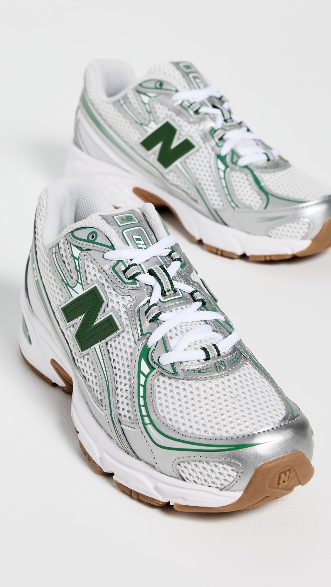 mens new balance 740 (grey matter/alpine green)