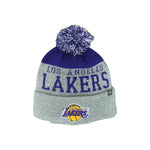 ZHATS Standard NBA Officially Licensed Beanie Pom Ozone Grey One Size