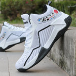 High Top Breathable Basketball Shoes - Flying Woven
