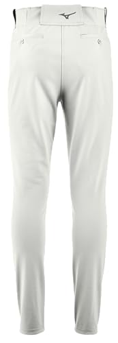 Mizuno Men's Standard Premier PRO Tapered Pant, White, Small