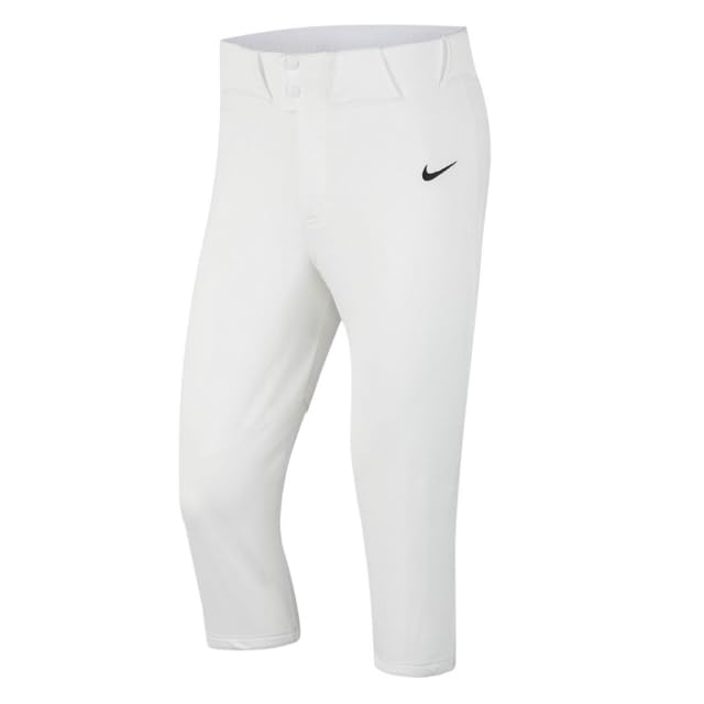 Nike Vapor Select High Piped Men's Baseball Pants (US, Alpha, Large, Regular, Regular, White/White)
