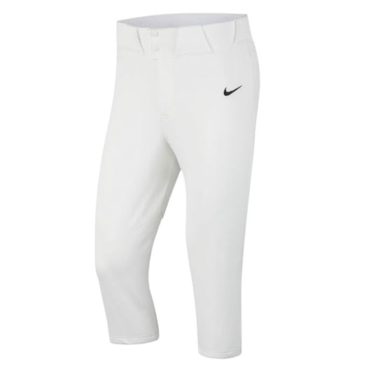 Nike Vapor Select High Piped Men's Baseball Pants (US, Alpha, Large, Regular, Regular, White/White)