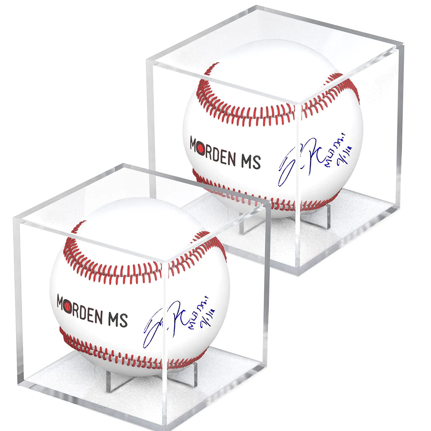 Baseball Display Case UV Protected Baseball Case Acrylic Baseball Holder Memorabilia Display Case for Single Ball Memorabilia Showcase Autograph Ball Protector - for Official Size Ball
