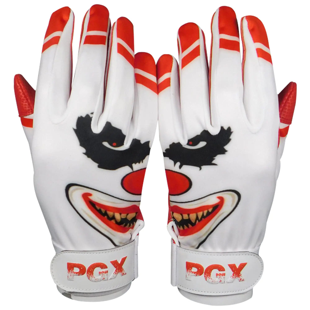 PGX Crazy Clown Baseball Batting Gloves (Adult Medium)