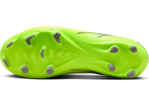 Nike Jr. Mercurial Superfly 10 Academy Little/Big Kids' MG High-Top Soccer Cleats (FQ8304-700, Volt/Black) Size 4