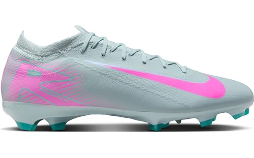 Nike Mercurial Vapor 16 Pro FG Low-Top Soccer Cleats (FQ8685-301, Ocean Cube/Pink Blast) Size 9