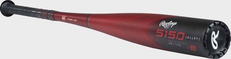 New, Rawlings 2023 5150 USSSA BAT, -10 2 3/4" 31/21 End Loaded Red/Black Alloy