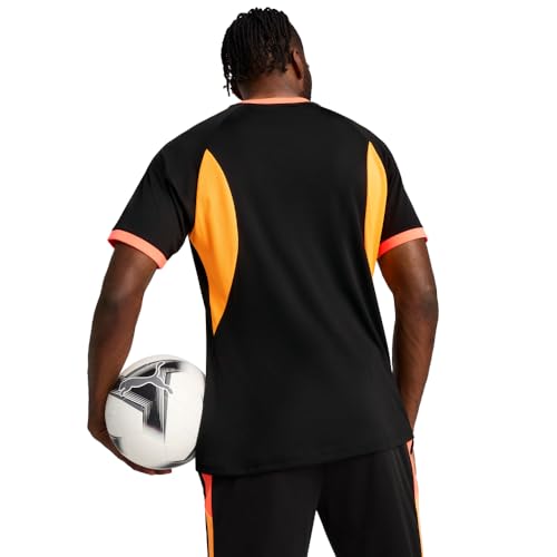 PUMA Men's Standard individualLIGA Jersey, Black-Heat Fire SS25, XX-Large