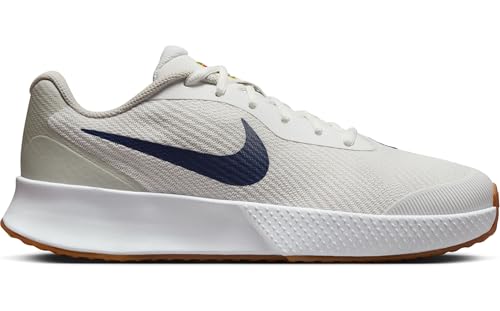 Nike Vapor Lite 3 Women's Hard Court Tennis Shoes (FZ2156-100, Summit White/Light Bone/Gum Medium Brow) Size 8.5