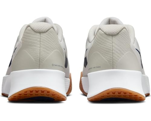 Nike Vapor Lite 3 Women's Hard Court Tennis Shoes (FZ2156-100, Summit White/Light Bone/Gum Medium Brow) Size 8.5