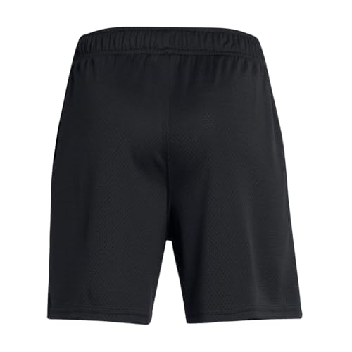Under Armour Boys Tech Mesh Shorts, (001) Black / / White, Small