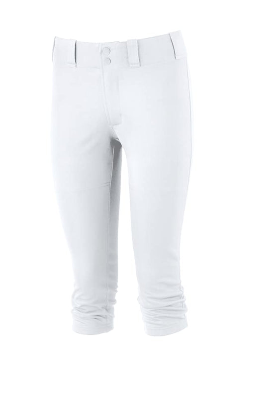 Mizuno Womens Prospect Softball Pant, White, Medium US