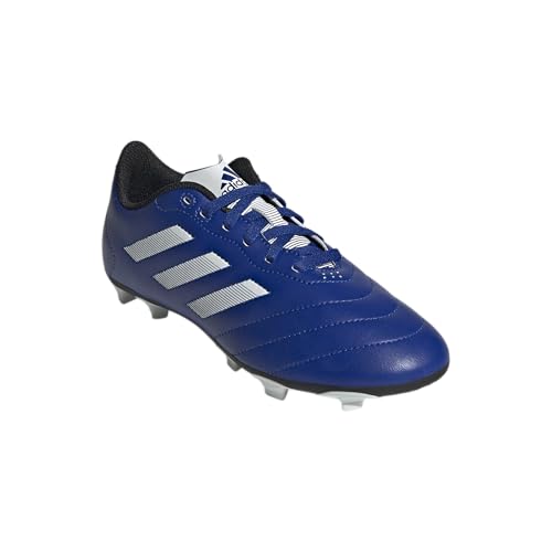 adidas Goletto Firm Ground Soccer Shoe, Team Royal Blue/White/Black, 1 US Unisex Little Kid
