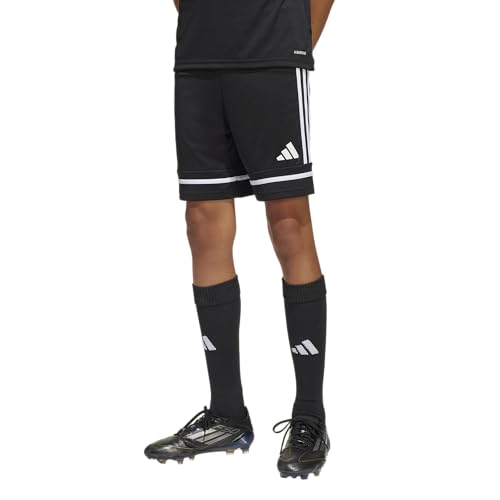 adidas Kids' Squadra 25 Shorts, Black/Black/White