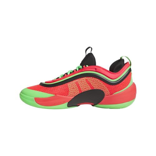 adidas Unisex D.O.N. Issue 6 Basketball Sneaker, Lucid Red/Black/Screaming Green, 10 US Men