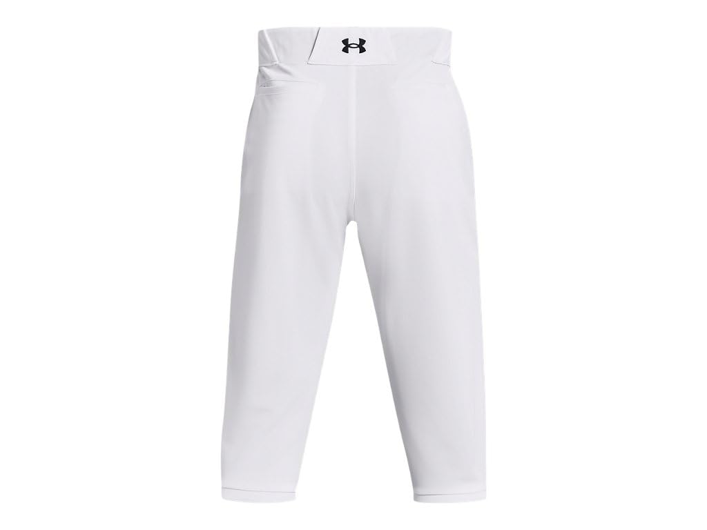 Under Armour Men's Utility Baseball Knicker 22, (100) White / / Black, Medium