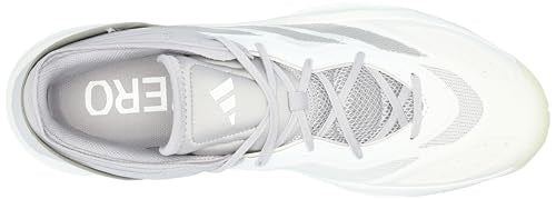 adidas Unisex Adizero Select 2.0 Basketball Sneaker, White/Glory Grey/White, 8 US Men