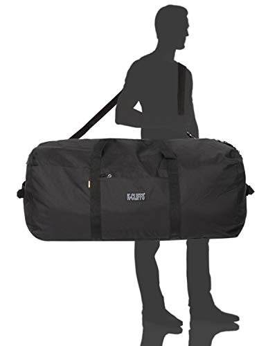 Heavy Duty Cargo Duffel Large Sport Gear Drum Set Equipment Hardware Travel Bag Rooftop Rack Bag (36" x 17" x 17", Navy)