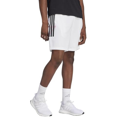 adidas Men's House of Tiro Nations Pack Shorts, White/Black/True Pink