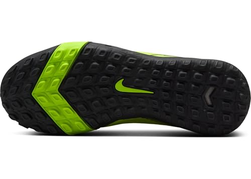 Nike Jr. Mercurial Vapor 16 Academy Little/Big Kids' TF Low-Top Soccer Shoes (FQ8284-700, Volt/Black) Size 5.5