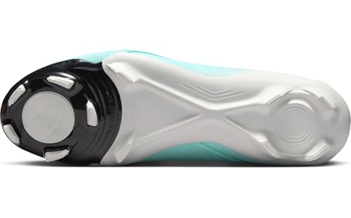 Nike Phantom GX 2 Academy MG Low-Top Soccer Cleats (FD6723-300, Mint/Off Noir/Atomic Red) Size 7