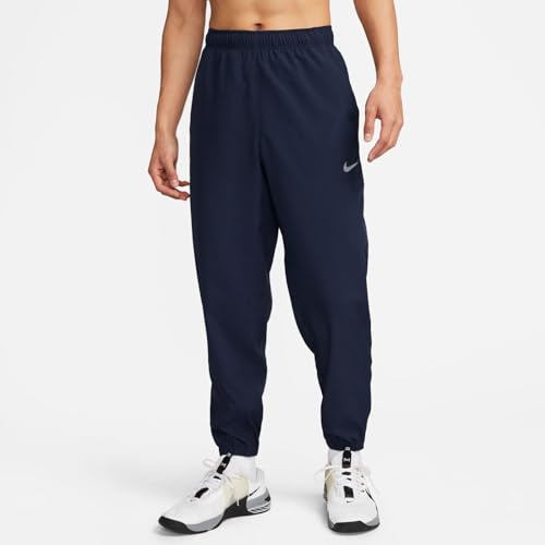 Nike Men's Form Dri-Fit Tapered Versatile Pants, Obsidian/Black/Reflective Silver