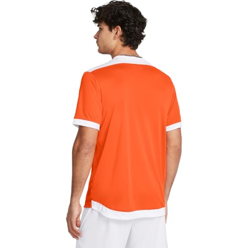 Under Armour Men's Maquina 3.0 Jersey, (800) Team Orange / / White, Large