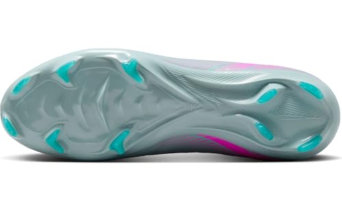 Nike Mercurial Vapor 16 Pro FG Low-Top Soccer Cleats (FQ8685-301, Ocean Cube/Pink Blast) Size 9