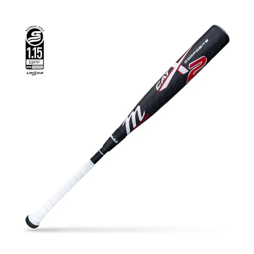 Marucci CATX2 Composite Baseball Bat, 2 3/4" Barrel, -5, -8, -10 Drop, USSSA, End-Loaded