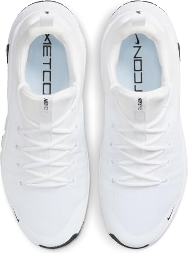 Nike Men's Free Metcon 6 Sneaker, White/Black/White, 13