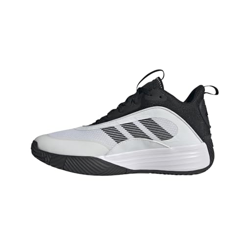 adidas Men's Own The Game 3.0 Basketball Sneaker, White/Black/Black, 11