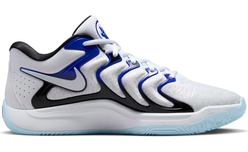 KD17 Basketball Shoes (FJ9487-100, White/Black/Game Royal/White) Size 11.5