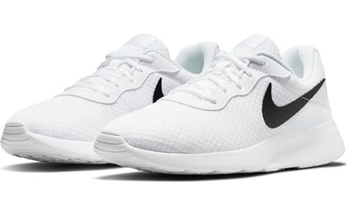 NIKE Men's Low-Top Sneaker, White Black Barely Volt, 14