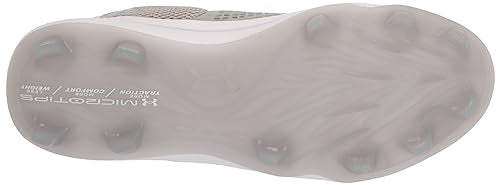 Under Armour Women's Glyde 2.0 MT TPU, (102) Baseball Gray/Baseball Gray/Metallic Silver, 7.5, US