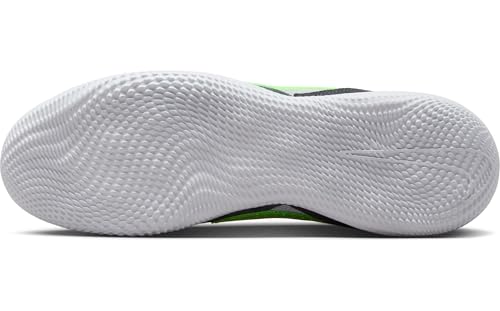 Nike Streetgato Low-Top Soccer Shoes (DC8466-012, Black/Volt) Size 10.5
