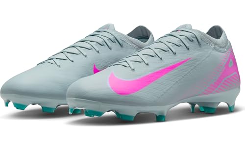Nike Mercurial Vapor 16 Pro FG Low-Top Soccer Cleats (FQ8685-301, Ocean Cube/Pink Blast) Size 9