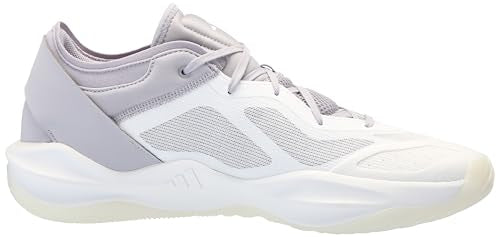 adidas Unisex Adizero Select 2.0 Basketball Sneaker, White/Glory Grey/White, 8 US Men