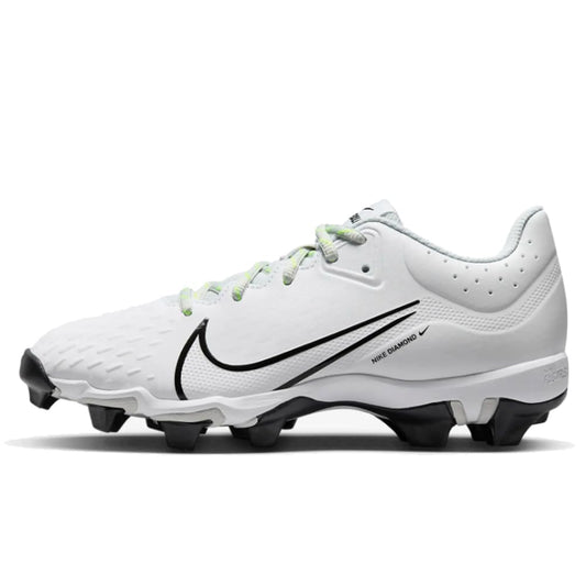 Nike Hyperdiamond 4 Keystone Molded Softball Cleats SZ 6.5 White | Black | Gray