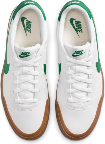Nike Men's Court Shot Sneaker, White/Malachite/Gum Medium Brown, 9