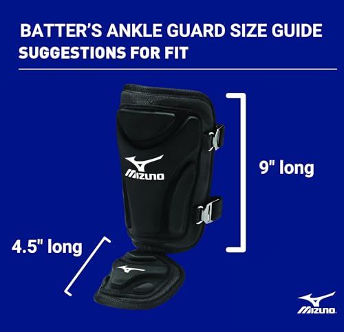 Mizuno Batter's Ankle Guard, White