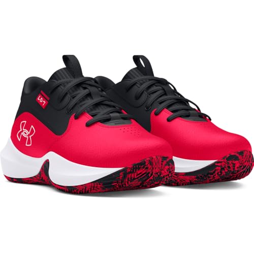 Under Armour Unisex Pre School Lockdown 7, (600) Red/Black/White, 2.5, US