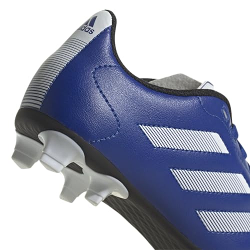 adidas Goletto Firm Ground Soccer Shoe, Team Royal Blue/White/Black, 1 US Unisex Little Kid