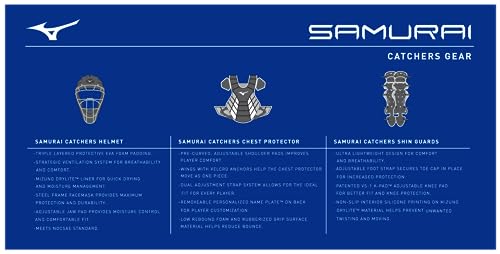 MIZUNO Samurai Womens Box Set 13-14 |Catchers Protective Equipment | White