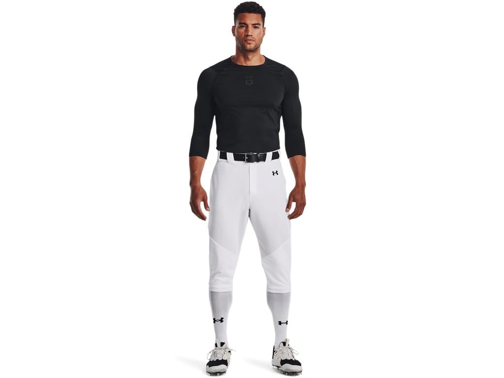 Under Armour Men's Utility Baseball Knicker 22, (100) White / / Black, Medium