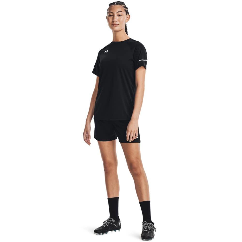Under Armour Women's Golazo 3.0 Shorts, Black (001)/White, Medium