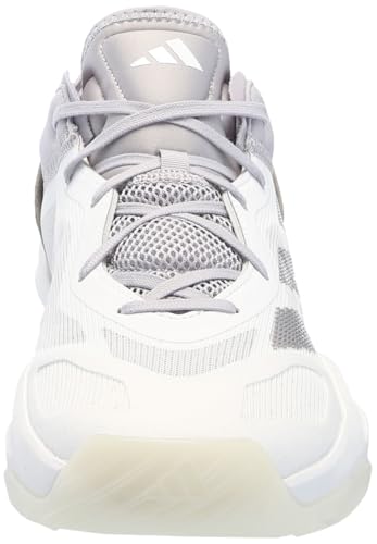 adidas Unisex Adizero Select 2.0 Basketball Sneaker, White/Glory Grey/White, 8 US Men